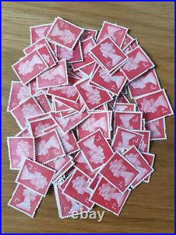 1000 x 1st Class Unfranked Stamps First HIGHEST QUALITY no gum stamp off paper