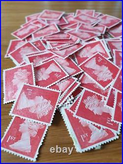 1000 x 1st Class Unfranked Stamps First HIGHEST QUALITY no gum stamp off paper