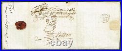 1676 Charles II Entire with Contents Bishopmark MA/12 Rare and Superb
