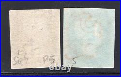 1840 Great Britain. SC#1. SG#2. Used, FVF. Plate 5 Red & Black