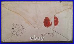 1859 Great Britain/Ireland Registered Cover Dublin-Sydney 1/- QV stamp UNCLAIMED