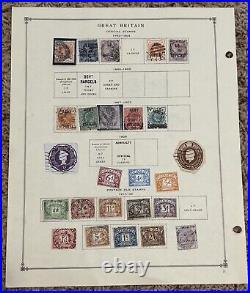 1880s-1910s GREAT BRITAIN STAMPS LOT CHINA, LEVANT, ARMY, TURKEY, POSTAGE DUE