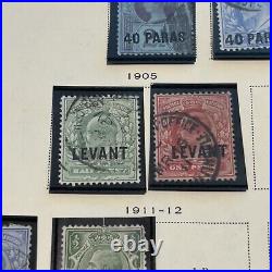 1880s-1910s GREAT BRITAIN STAMPS LOT CHINA, LEVANT, ARMY, TURKEY, POSTAGE DUE