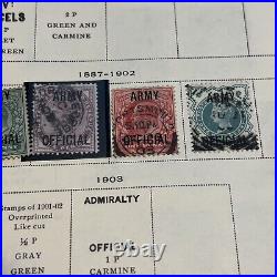 1880s-1910s GREAT BRITAIN STAMPS LOT CHINA, LEVANT, ARMY, TURKEY, POSTAGE DUE