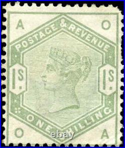 1883-1884 Mint NG Great Britain VG-F Scott #107 1 Shilling Stamp