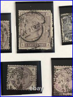 1883-84 Great Britain 13-Stamp Set SG #159-194 Sc #94-109 All Used