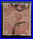 1884-Great-Britain-5Sh-Victoria-Stamp-SG-180-Sc-108-Used-withperfins-01-icpr