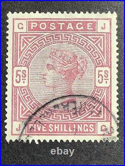 1884 Great Britain Stamp Set (3) Sc# 96 2/6 Sh, #108 5 Sh, #109 10 Sh Used VF