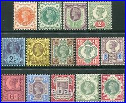 1887-1900 Jubilee Issue Sg 197-Sg 214 Average Mounted Mint Single Stamps