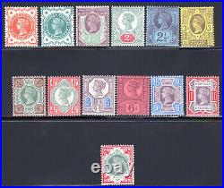 1887-92 Great Britain. SC#111/112,126. SG#197/210,214. Mint, Never Hinged. VF
