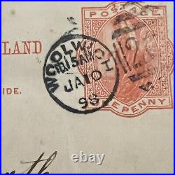 1898 Woolwich Great Britain Ireland Postcard Sent To Furtwangen Baden Germany