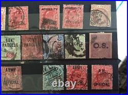 19 Officials ROYAL HOUSEHOLD, IR, ADMIRALTY, GOV PARCELS, ARMY. VICTORIA+EDWARD