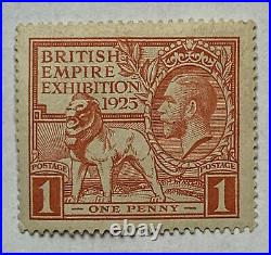 1925 Britain Mnh Og Stamp #203 British Empire Exhibition King George V Lion