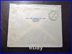 1936 England Airmail Cover Bradford to Melbourne Victoria Australia