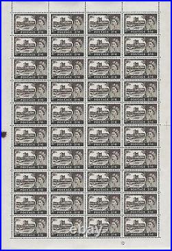 1968 No Wmk castles FULL SET in sheets UNMOUNTED MINT