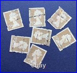 1999 Great Britain Machin £5 #1803 Investor's Lot Of 7 Used Stamps