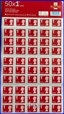 2000 x 1st class Royal mail large letter stamps First class UK postage brand new