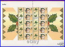 2001 SG. LS2a Robins And SG. LS3a Xmas Smiler Sheets