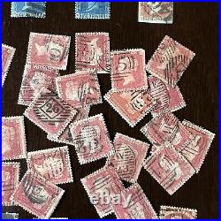 Britan Early Stamps Investor Lot Including Penny Reds, Penny Blues And More