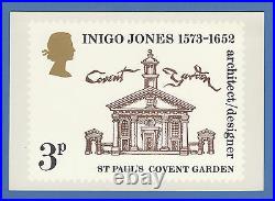 British Post Office Extremely Rare Phq Card No. 2 Inigo Jones 1973