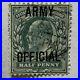 EARLY-BRITAIN-UK-KEVII-1-2d-STAMP-ARMY-OFFICIAL-OVPT-INTERESTING-SIGNED-ON-BACK-01-afb