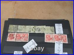 Early GB collection of 1364 stamps on stockcards good to fine used