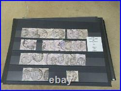 Early GB collection of 1364 stamps on stockcards good to fine used