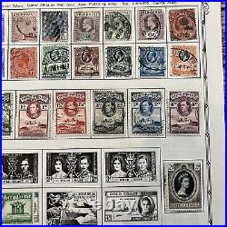 Early Lot Of Britain And Gold Coast Mint & Used Stamps Queen Elizabeth II
