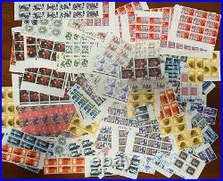 GB 1,900 PRE-DECIMAL Stamps from 1966-70 in BLOCKS/SHEETS all MINT UNHINGED