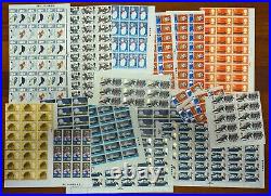 GB 1,900 PRE-DECIMAL Stamps from 1966-70 in BLOCKS/SHEETS all MINT UNHINGED