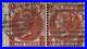 GB-1867-QV-SG112-10d-Red-Brown-J97-1-Scarce-Pair-Very-Fine-Used-CV-800-01-oses