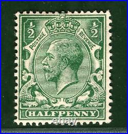 GB KGV Stamp SG. 418c ½d ERROR NO WATERMARK (1925) Spec N33ga Cat £6,000 RED8