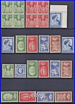 GB KGVI High Values to £1 CLEARANCE x25 with BLOCKS all MINT (CV £700+)