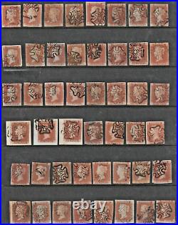 GB MASSIVE COLLECTION of 220+ PENNY RED IMPERFS 111 with MALTESE X (CV £11,000+)