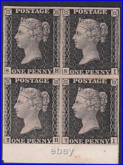 GB Penny black imperforate plate proof Sg Spec DP36 Cat £10,000