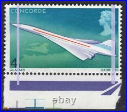 GB QEII 1969 Concorde 4d SG784var 2x1.5mm bands EXTREMELY RARE