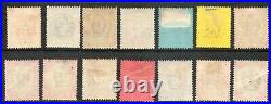 GB QV Mint Surface printed collection 1/2d to 2/6 27 stamps MOUNTED MINT