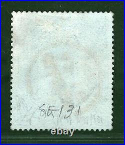 GB QV Stamp SG. 131 10s Blue Paper VFU Used 1883 CDS Cat £4,500+75%=£7,875 BLACK7