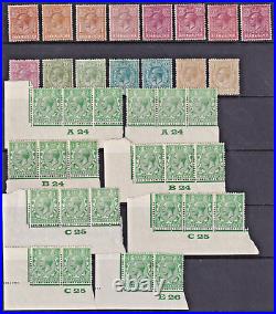 GB QV to KGV 8 SHEETS of 350+ MINT HINGED ISSUES (CV £4,000+)
