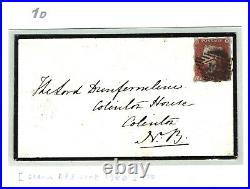 GB Superb TREASURY ROULETTE 1d Red Cover 1852 EXHIBITION QUALITY (RPS Cert) 1d