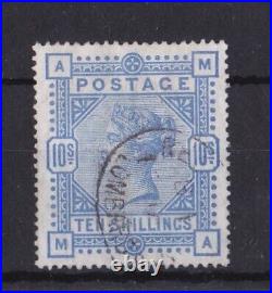 GB1042 Great Britain 1883 4 Queen Victoria 10/- Ultramarine on Blued Paper