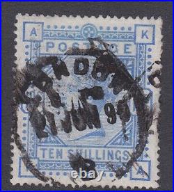 GB265 Great Britain 1883 84 10/- Cobalt Blue, SG 182. Very rare shade