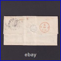 GREAT BRITAIN 1841, SG# 1, CV £750, Letter via Nailsworth/Stroud to Royston