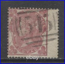 GREAT BRITAIN 1862 3 pence Queen Victoria issue pos D-L used, $ 525.00