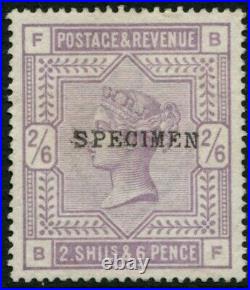 GREAT BRITAIN 1884 2/6d'LILAC' SPECIMENT T9 MNG SG178 Cv £425+ A9669