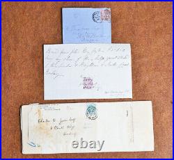 GREAT BRITAIN 1895-1900 RAILWAY EPHEMERA includes 17 items includes covers from