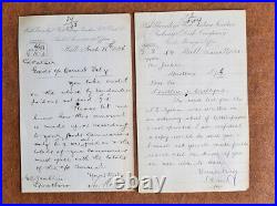 GREAT BRITAIN 1895-1900 RAILWAY EPHEMERA includes 17 items includes covers from