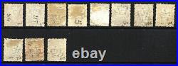 GREAT BRITAIN 33 -123 diff plate # 71//224 Ave-Fine used some faults (TJ 11/7)