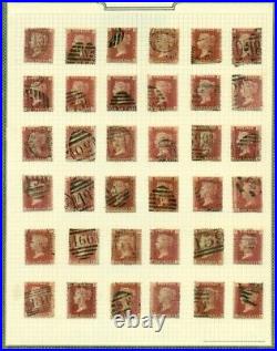 GREAT BRITAIN #33, 1p red Plate Reconstruction Study, Scott $3,685.00