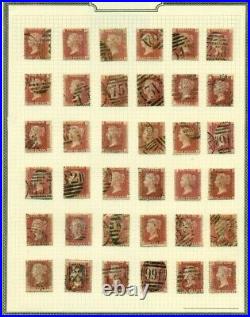 GREAT BRITAIN #33, 1p red Plate Reconstruction Study, Scott $3,685.00